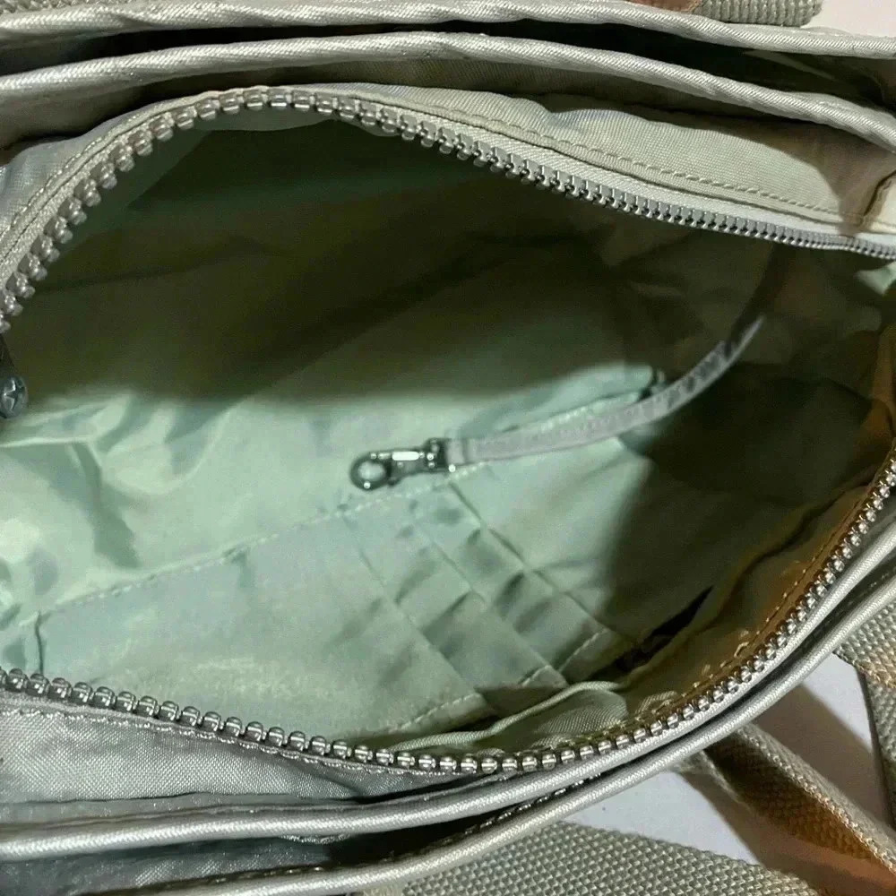 Kipling gray nylon crossbody handbag - Picture 14 of 15